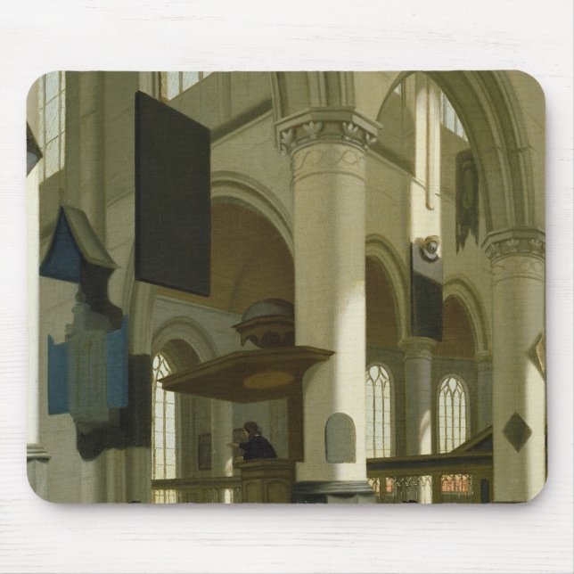 Interior of the Oude Kerk Mouse Mat (Front)