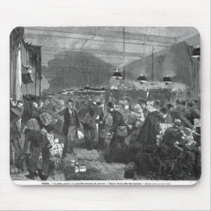 Interior of the Paris post office Mouse Mat