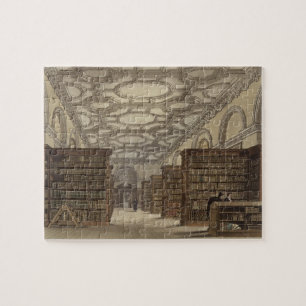 Interior of the Public Library, Cambridge, from 'T Jigsaw Puzzle