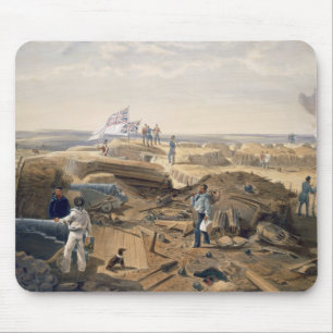 Interior of the Redan, plate from 'The Seat of War Mouse Mat