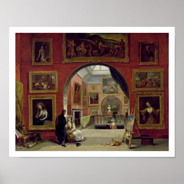 Interior of the Royal Institution, during the Old Poster (Front)