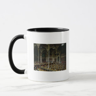 Interior of the 'Salle des Imprimes', 1868 Mug
