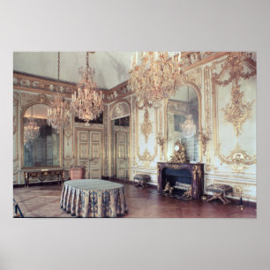 Interior of the Salle du Conseil  1701-55 Poster