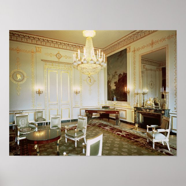 Interior of the Salon Vert Poster (Front)