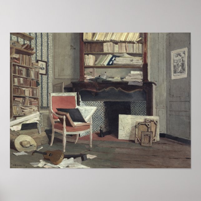 Interior of the Study of Doctor X Poster (Front)