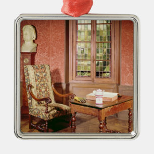 Interior of the study of Honore de Balzac Metal Tree Decoration