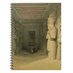Interior of the Temple of Abu Simbel, from "Egypt Notebook