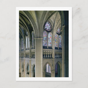 Interior of the transept crossing, consecrated 121 postcard