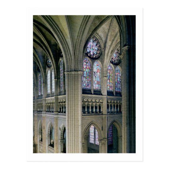Interior of the transept crossing, consecrated 121 postcard