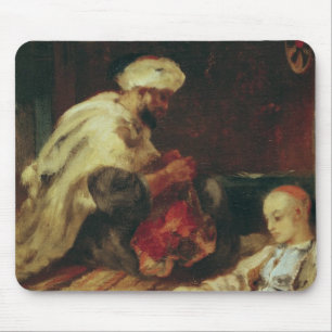 Interior of the Workshop of an Arab Tailor Mouse Mat