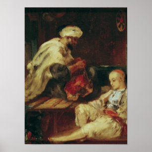 Interior of the Workshop of an Arab Tailor Poster