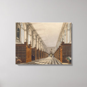 Interior of Trinity College Library, Cambridge, fr Canvas Print