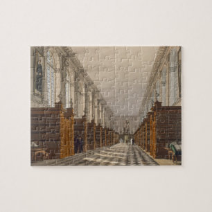 Interior of Trinity College Library, Cambridge, fr Jigsaw Puzzle