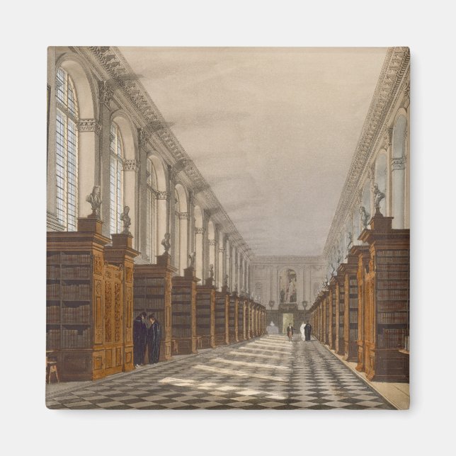 Interior of Trinity College Library, Cambridge, fr Magnet (Front)