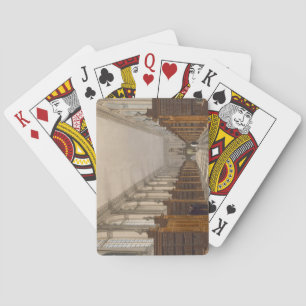 Interior of Trinity College Library, Cambridge, fr Playing Cards