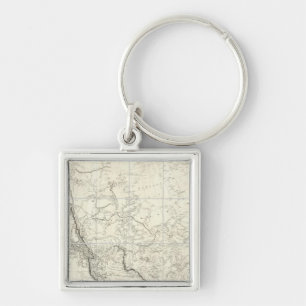 Interior Parts of North America Key Ring