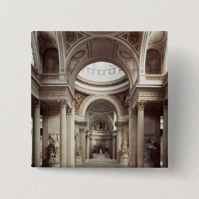 Interior view, 1764-1812 15 cm square badge (Front)