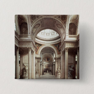 Interior view, 1764-1812 15 cm square badge
