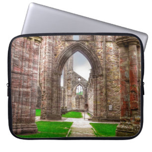 Interior View of Ancient Tintern Abbey Wales, UK Laptop Sleeve