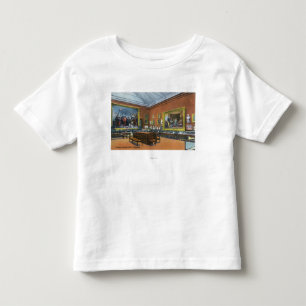 Interior View of Pilgrim Hall Toddler T-Shirt