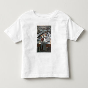 Interior View of Salmon Cannery Workers Toddler T-Shirt
