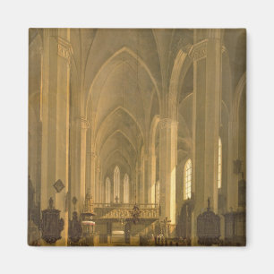 Interior view of St. John's Church in Hamburg Magnet