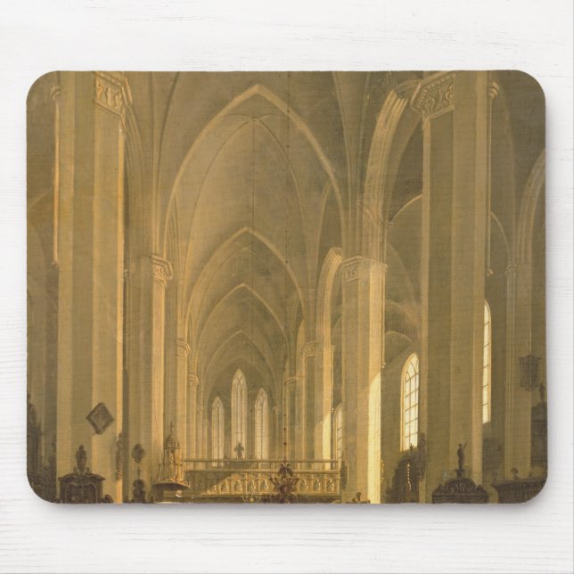 Interior view of St. John's Church in Hamburg Mouse Mat (Front)
