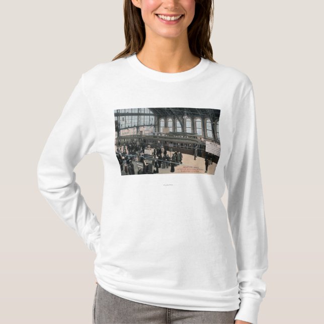 Interior View of Sullivan Square Station T-Shirt (Front)