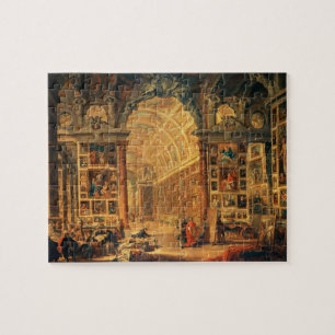 Interior View of The Colonna Gallery, Rome (oil on Jigsaw Puzzle