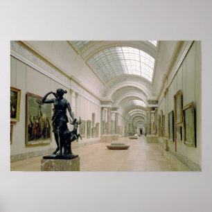 Interior view of the Grande Galerie Poster