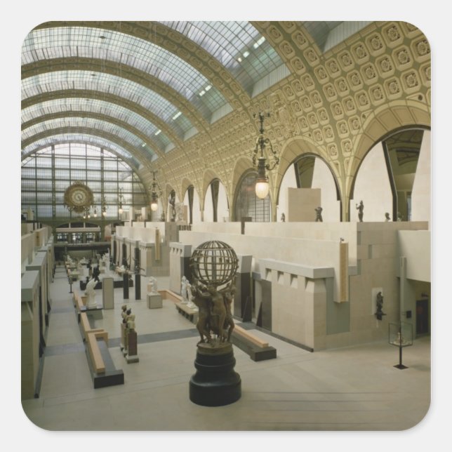Interior View of the Main Entrance Square Sticker (Front)