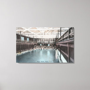 Interior View of the Napa BathsNapa, CA Canvas Print