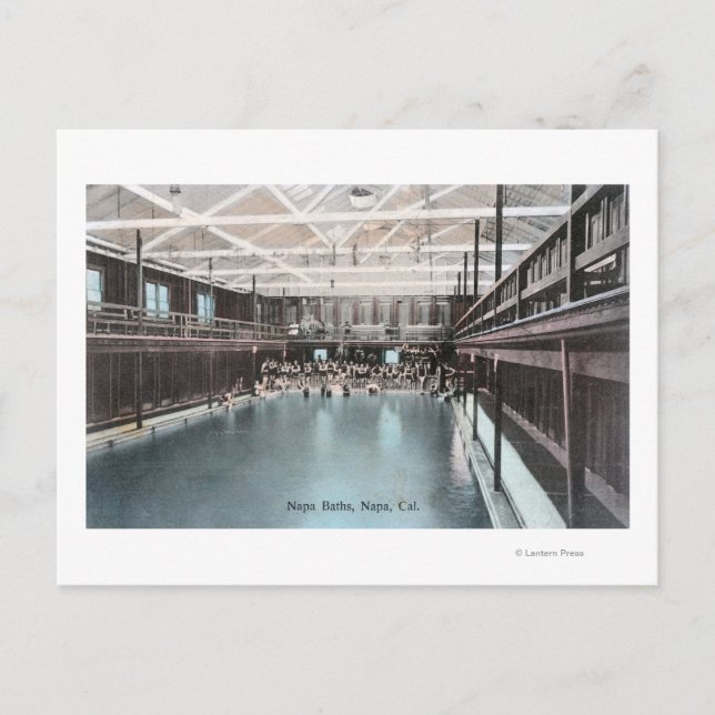 Interior View of the Napa BathsNapa, CA Postcard (Front)