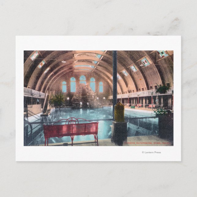 Interior View of the NatatoriumBoise, ID Postcard (Front)