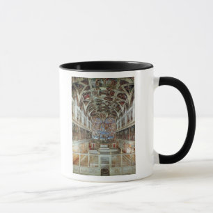 Interior view of the Sistine Chapel Mug