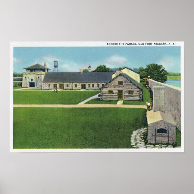 Interior View of Vestibule in Old French Poster (Front)