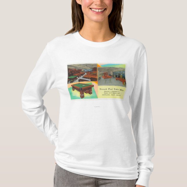 Interior Views of Newark Pool Table T-Shirt (Front)