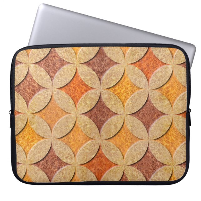 Interior wall panel pattern - Arabic decor - seaml Laptop Sleeve (Front)