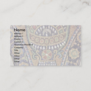 Interior Walls Of The Rock In Jerusalem Scene Vase Business Card