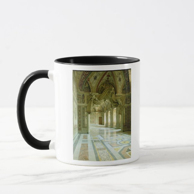 Interior with view of sculpted angels mug (Left)