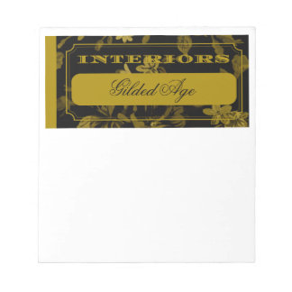 Interiors Gilded Age Notepad