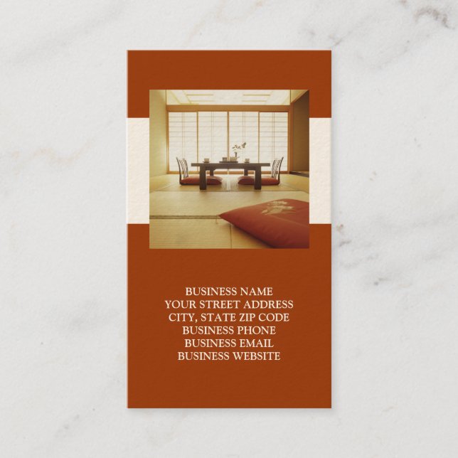 Interiors or Staging Business Cards (Front)