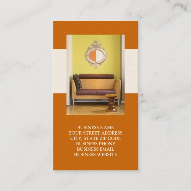 Interiors or Staging Business Cards (Front)