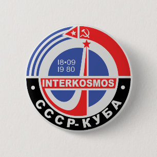 Interkosmos 6 Cm Round Badge