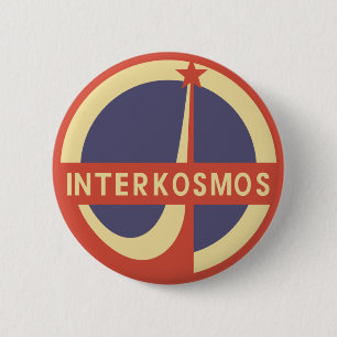 Interkosmos 6 Cm Round Badge