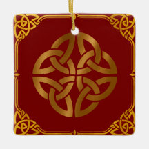 Interlaced Design Celtic-Inspired Ancient-Oak