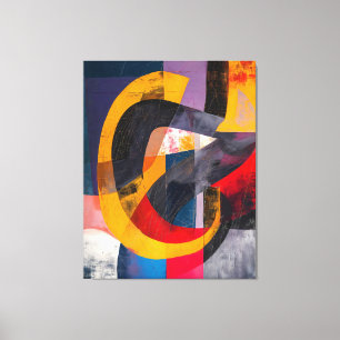Interlaced Horizon Canvas Print