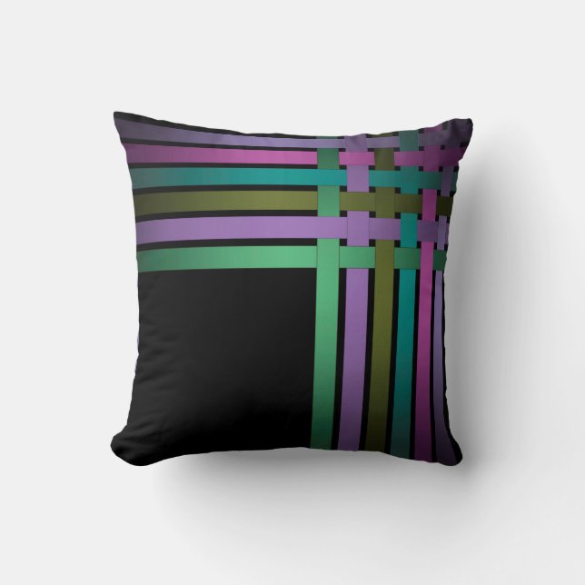 Interlacing ribbons cushion (Front)