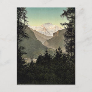 Interlaken, hotels, Bernese Oberland, Switzerland. Postcard