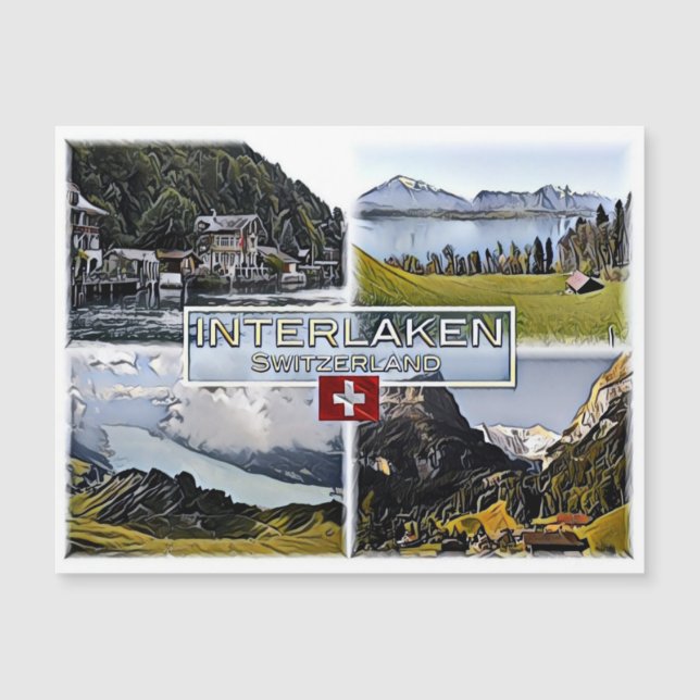 Interlaken - Switzerland - Mosaic - (Front)